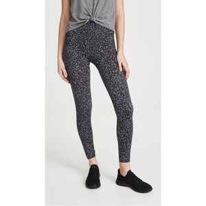 NWT SPANX Look at Me Now Seamless Leggings Indigo Leopard